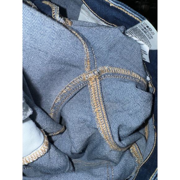 American Eagle Womens Jeans Sz 2 Super Stretch Hi-Rise Jegging High Rise Blue - Picture 7 of 7